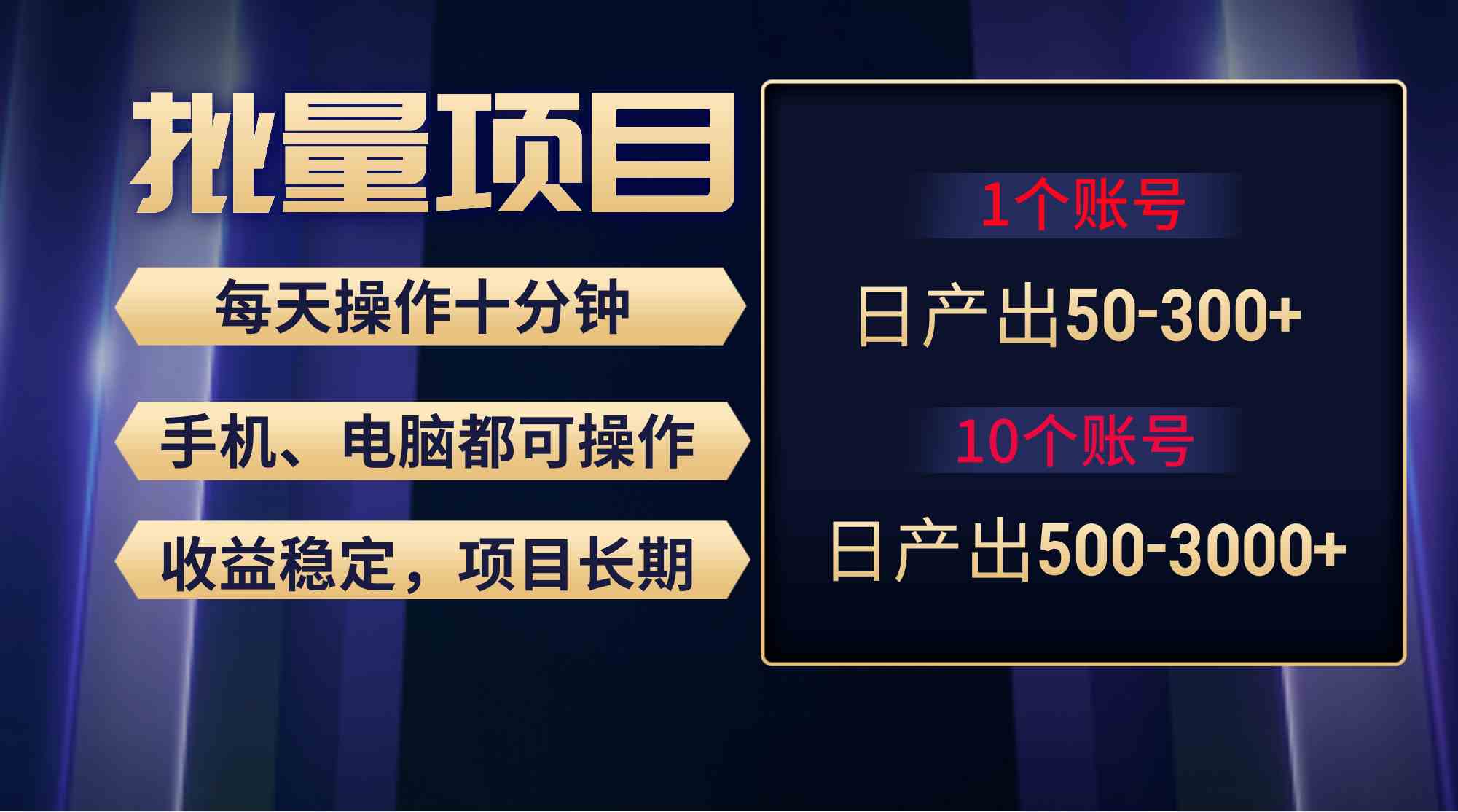 红利项目稳定月入过万，无脑操作好上手，轻松日入300+-创客聚集地