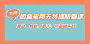 闲鱼电商无货源陪跑课，最全、最新、最干，零基础实战-创客聚集地