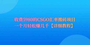 CSGO装备搬砖，月综合收益率高达60%，你也可以！-创客聚集地