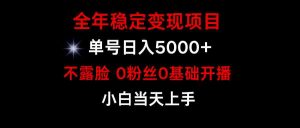 小游戏月入15w+，全年稳定变现项目，普通小白如何通过游戏直播改变命运-创客聚集地