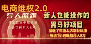 电商维权 4.0 如何做到月入 5 万+每天 1 小时新人也能快速上手【仅揭秘】-创客聚集地
