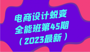 电商设计蜕变全能班第45期（2023最新）全方面提升，系统性学习电商设计-创客聚集地