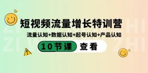 短视频流量增长特训营：流量认知+数据认知+起号认知+产品认知（10节课）-创客聚集地