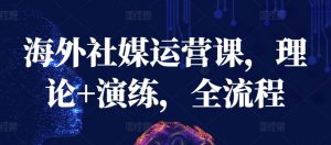 海外社媒运营课，理论+演练，全流程-创客聚集地