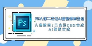 PS人像二次元AI智能修图 合成 人像修图/二次元 COS合成/AI 智能合成（119节完整版）-创客聚集地