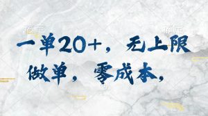 一单20+，无上限做单，零成本，执行就有收入-创客聚集地
