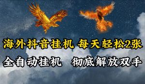 海外抖音挂机，每天轻松2张，全自动挂机，彻底解放双手！-创客聚集地
