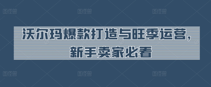 沃尔玛爆款打造与旺季运营，新手卖家必看-创客聚集地