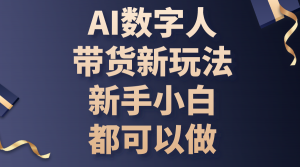 AI数字人带货新玩法，新手小白都可以做-创客聚集地