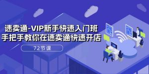 速卖通VIP新手快速入门班，手把手教你在速卖通快速开店（72节课）-创客聚集地