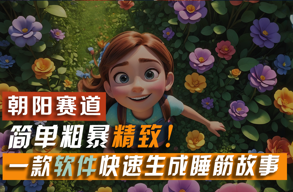 利用一款软件5分钟一条爆款睡筋故事，简单粗暴精致！小白月入2w+-创客聚集地