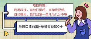 （11722期）ai语聊，单窗口收益50+，单机收益500+，无脑挂机无脑干！！！-创客聚集地