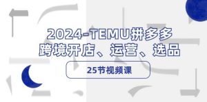(12106期)2024-TEMU拼多多·跨境开店、运营、选品(25节视频课)-创客聚集地