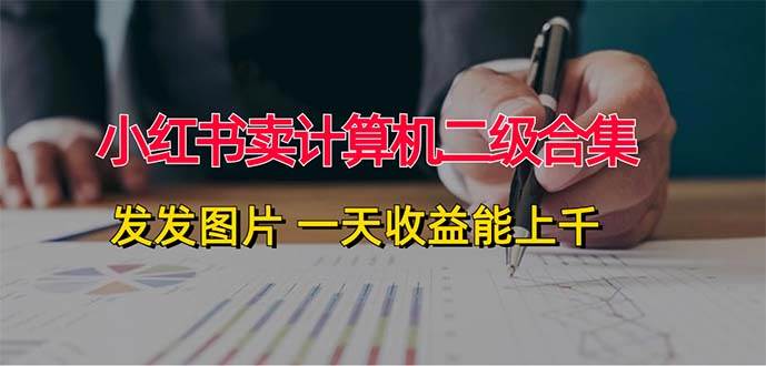 （12228期）小红书卖计算机二级合集，发发图片 一天收益能上千-创客聚集地