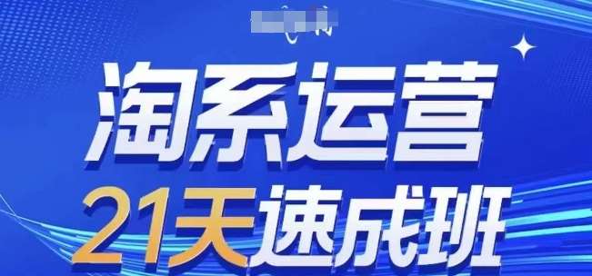 淘系运营21天速成班(更新24年8月)，0基础轻松搞定淘系运营，不做假把式-创客聚集地