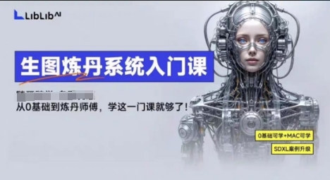 LibLibAI哩布哩布生图炼丹系统入门课，从生图到炼丹，只学这一门就够了-创客聚集地