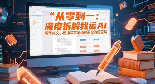 从零到一：深度拆解我运用AI撰写爽文小说挣取首笔稿费的全流程思路-创客聚集地