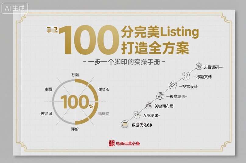 100分完美Listing打造全方案，想要完美listing必须是需要一步一个脚印的-创客聚集地