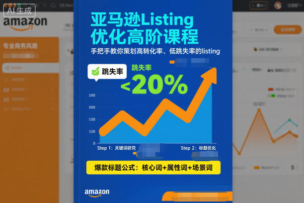 亚马逊Listing优化高阶课程，手把手教你策划高转化率、低跳失率的listing-创客聚集地
