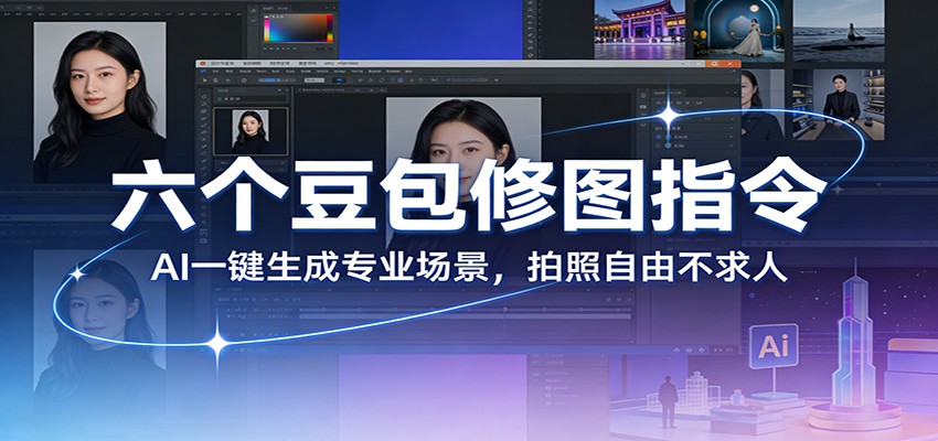 六个豆包修图指令：AI 一键生成专业场景，拍照自由不求人-创客聚集地