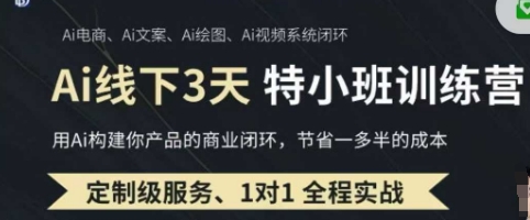 AI实操培训第20-21期线下，0基础保姆级教程，3月最新整理，企业获客、降本增效、打造超级个体-创客聚集地