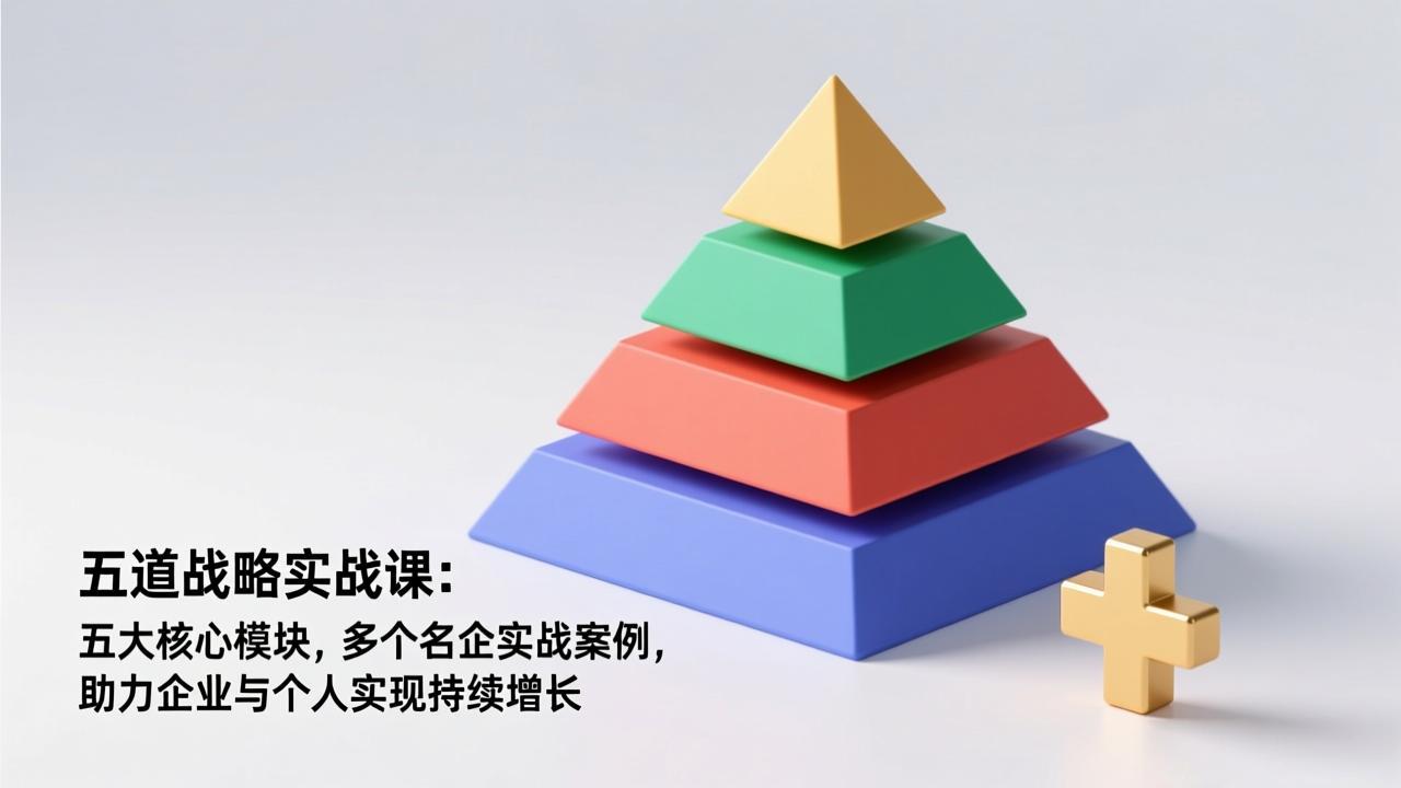 五道战略实战课：五大核心模块，多个名企实战案例，助力企业与个人实现持续增长-创客聚集地
