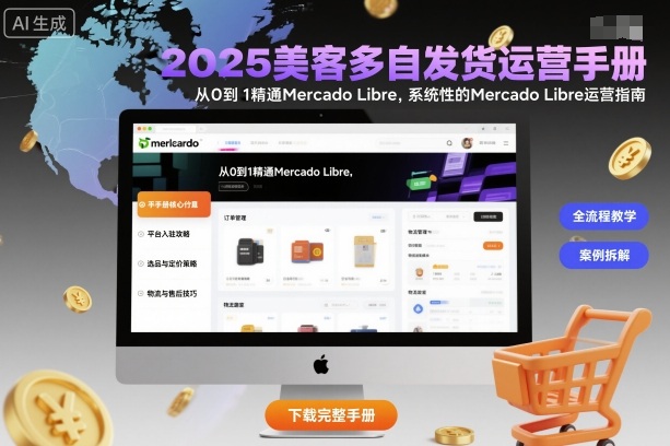 2025美客多自发货运营手册：从0到1精通Mercado Libre，系统性的Mercado Libre运营指南-创客聚集地