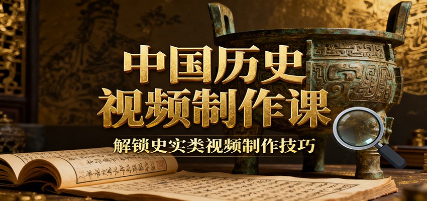 中国历史视频制作课：疆域地图集+参考文案+练习素材，解锁史实类视频制作技巧-创客聚集地