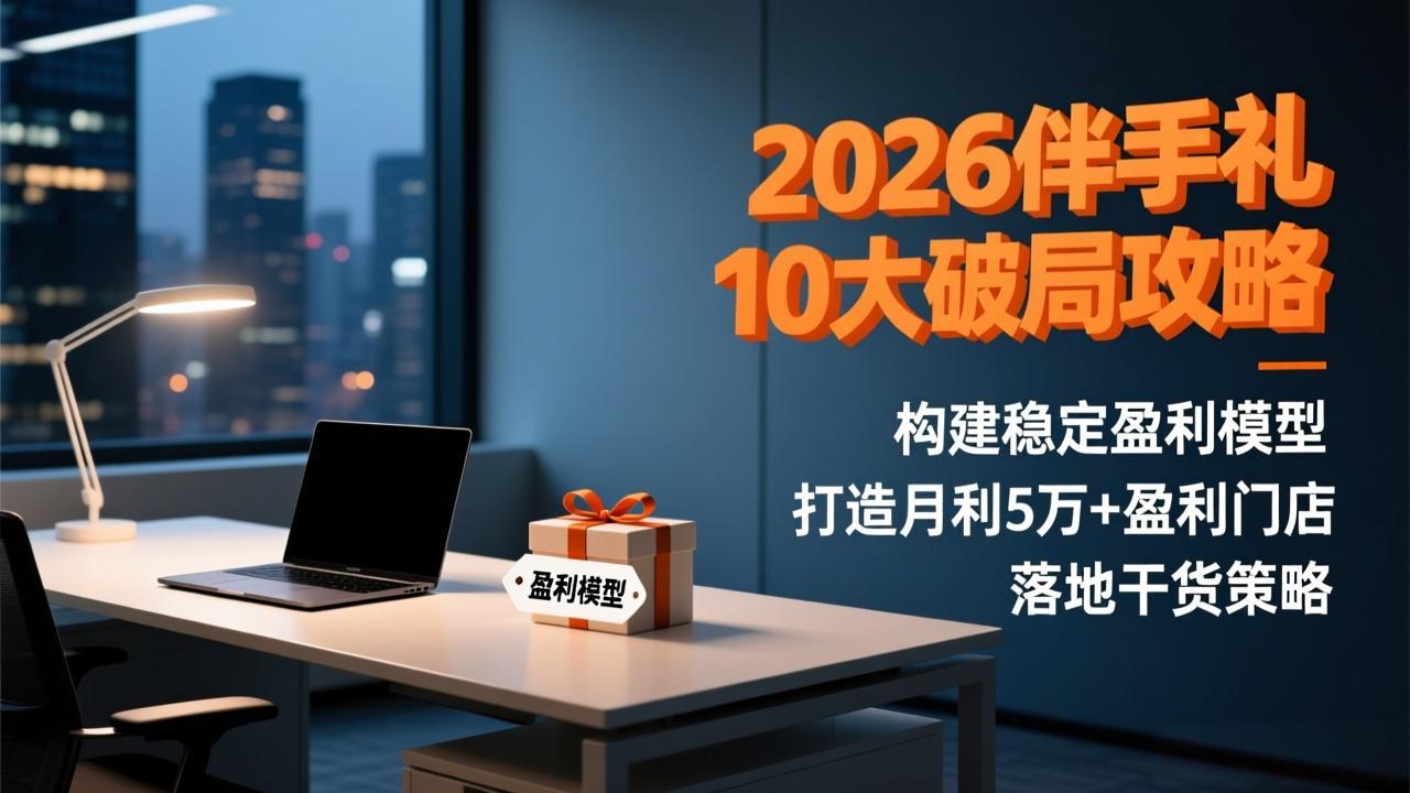 2026伴手礼10大破局攻略：构建稳定盈利模型，打造月利5万+盈利门店，落地干货策略-创客聚集地