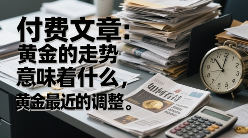 付费文章：黄金的走势意味着什么，如何看待黄金最近的调整-创客聚集地