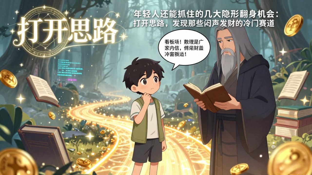 付费文1+2：年轻人还能抓住的几大隐形翻身机会：打开思路，发现那些闷声发财的冷门赛道-创客聚集地