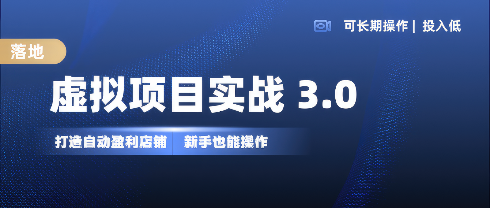 虚拟项目实操落地 3.0,新手轻松上手，单品月入1W+-创客聚集地