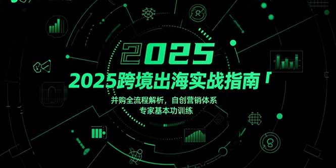 2025跨境出海实战指南，并购全流程解析，自创营销体系，专家基本功训练-创客聚集地