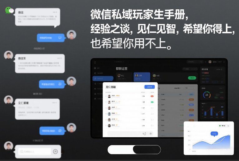 微信私域玩家生存手册,经验之谈,见仁见智,希望你用得上,也希望你用不上【文档】-创客聚集地