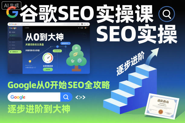 谷歌SEO实操课，Google从0开始SEO全攻略，逐步进阶到大神-创客聚集地