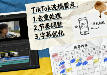 TikTok洗稿剪辑全流程课-创客聚集地