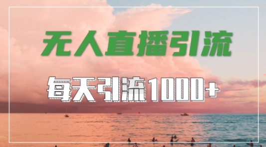 抖音快手视频号全平台通用，无人直播引流法，超暴力引流1000+高质量精准创业粉【揭秘】-创客聚集地