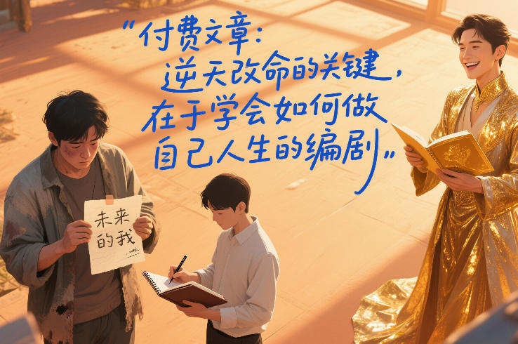 付费文章:逆天改命的关键,在于学会如何做自己人生的编剧-创客聚集地