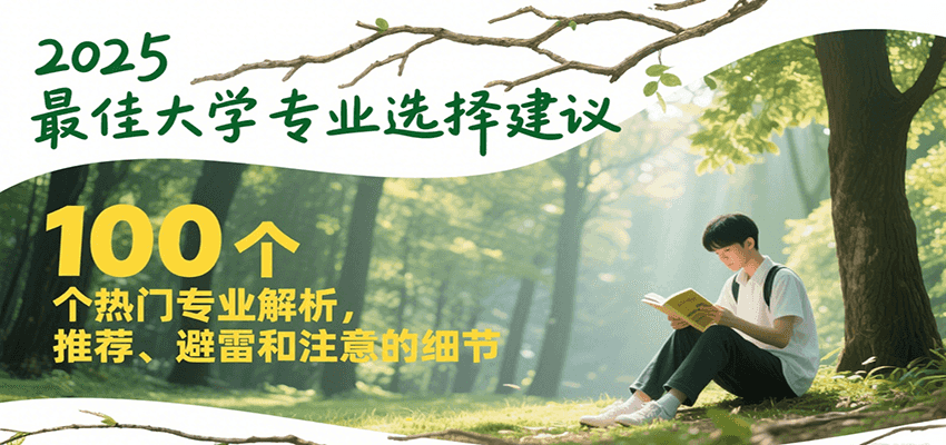 2025最佳大学专业选择建议，100个热门专业解析，推荐、避雷和注意的细节-创客聚集地