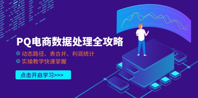 PQ电商数据处理全攻略，动态路径、表合并、利润统计，实操教学快速掌握-创客聚集地