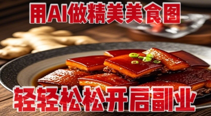用AI做精美美食图，无需专业设备拍摄，轻轻松松开启副业-创客聚集地