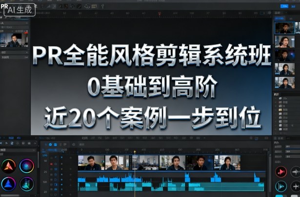 PR全能风格剪辑系统班，0基础到高阶，近20个案例一步到位-创客聚集地