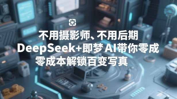 不用摄影师、不用后期，DeepSeek+即梦AI带你零成本解锁百变写真！-创客聚集地