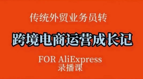 跨境电商速卖通运营课，​运营方法论+后台实操，逻辑清晰-创客聚集地
