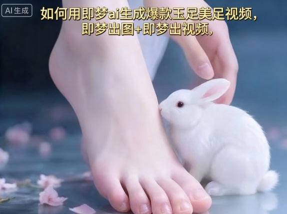 如何用即梦ai生成爆款玉足美足视频，即梦出图+即梦出视频，快速涨粉-创客聚集地