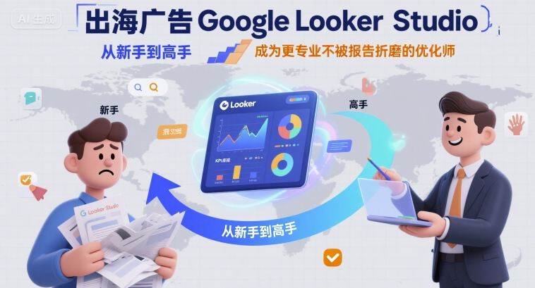 出海广告Google Looker Studio从新手到高手，成为更专业不被报告折磨的优化师-创客聚集地
