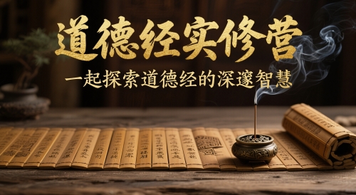 道德经实修营，一起探索道德经的深邃智慧-创客聚集地