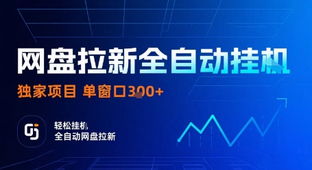 网盘拉新全自动挂G，独家项目，全自动运行完成拉新做任务，单窗口3张+【揭秘】-创客聚集地