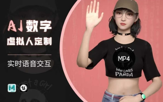 Ai数字人虚拟(智能体)实时语音交互特训营，​自行定制超写实角色AI数字人交互技术-创客聚集地