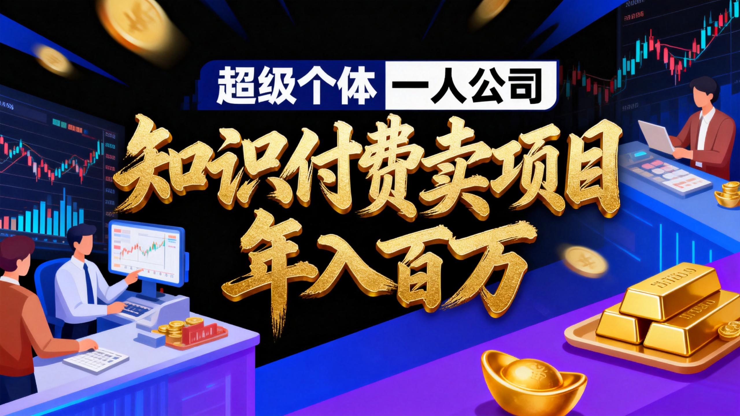 2026年“超级个体一人公司”私域卖项目年入百万，个人IP-精准引流-项目包装-转化成交-创客聚集地